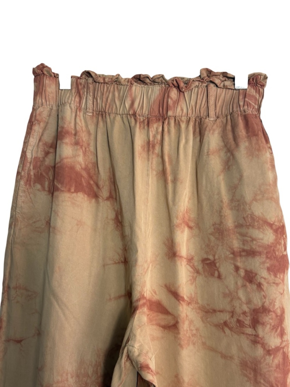 HAYDEN Los Angeles Tie-Dye Polazzo Pants in Tan/Rust Size Medium -- SO BOHO!!!! - Picture 5 of 8